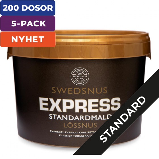 5-Pack Lössnus Standard Express 40 Dosor